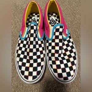 Vans slip one checkered